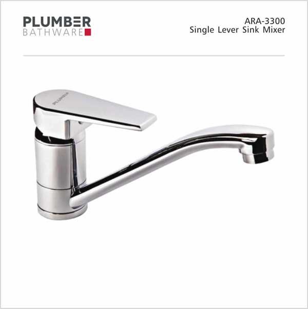 Plumber - Aura Series - Single Lever Sink Mixer - ARA-3300