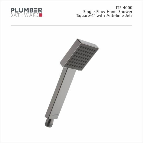 Plumber - Shower - Single Flow Hand Shower - Square - ITP-4000