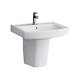 AGL Bathware - Basin with Half Pedestal - ALPHA