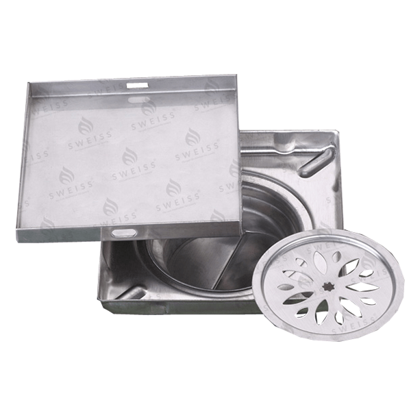 Sweiss Brand - Gratings Series - Tile Insert (Satin) 6"x6"