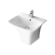 Simpolo - Integrated Half Pedestal Basin - SHORTEN