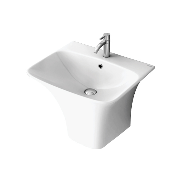 Simpolo - Integrated Half Pedestal Basin - SHORTEN